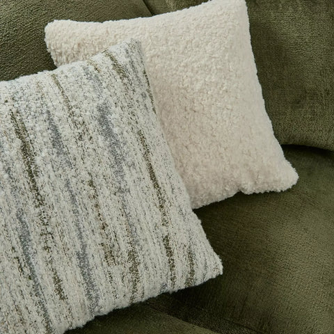 Titus Fabric Corner Chaise Sofa with Footstool