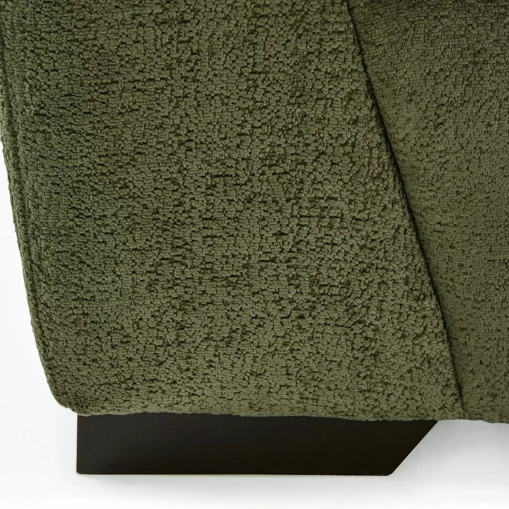 Titus Fabric Corner Chaise Sofa with Footstool