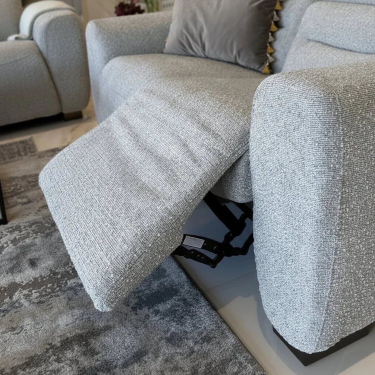 Comfortable dual recliner sofa designed for daily use.