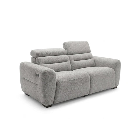 Tokira Elite Grey Fabric 3 Seater Electric Recliner Sofa