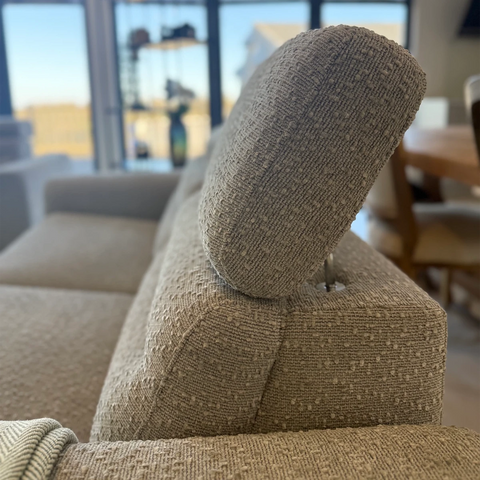 Tokira Elite Grey Fabric 3 Seater Electric Recliner Sofa