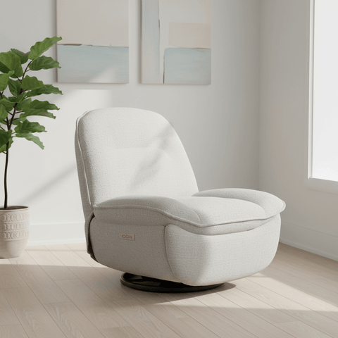 Modern Arm Less Torino Swivel TV or Gaming Recliner Chair