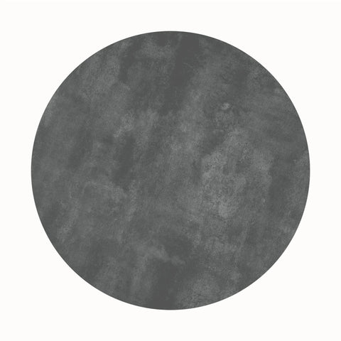 Toronto 110cm Grey Ceramic Round Dining Table with Grey Fabric Dining Chairs - Pendle Village Furniture