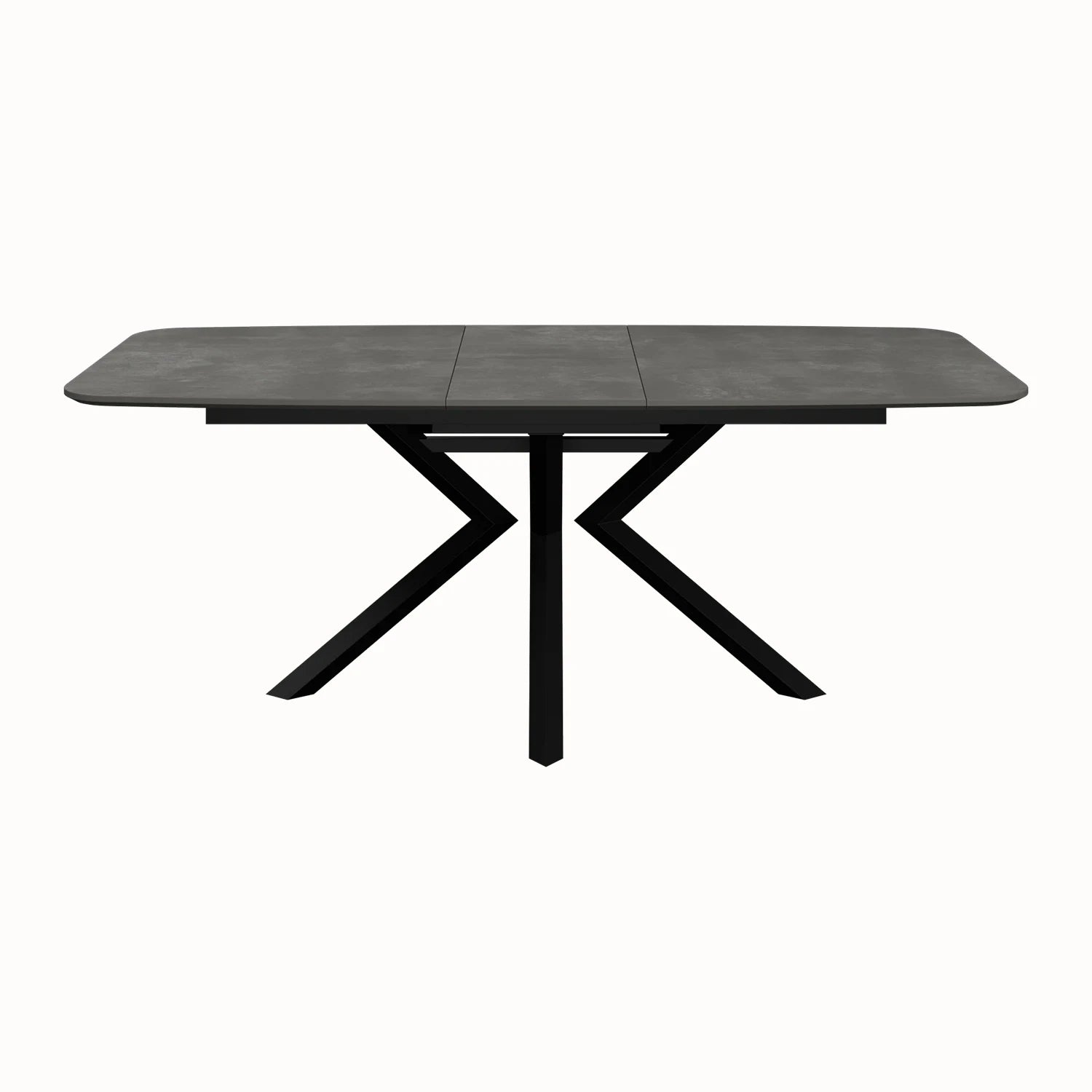 Toronto 160 - 200cm Grey Ceramic Duro Top Extending Dining Table with Marcela Chairs - Pendle Village Furniture