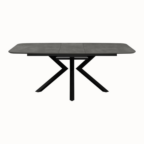 Toronto 160 - 200cm Grey Ceramic Duro Top Extending Dining Table with Marcela Chairs - Pendle Village Furniture