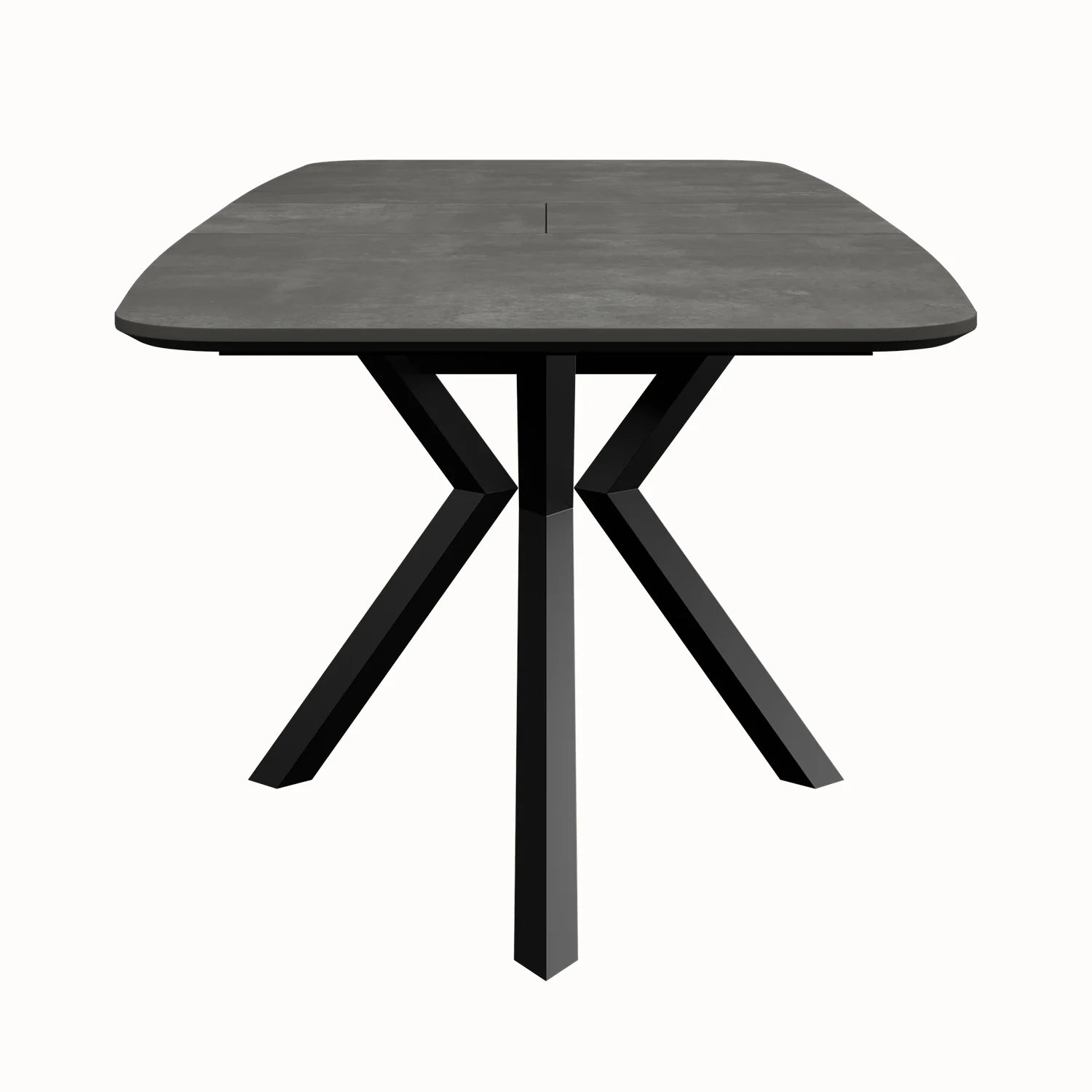 Toronto 160 - 200cm Grey Ceramic Duro Top Extending Dining Table with Marcela Chairs - Pendle Village Furniture