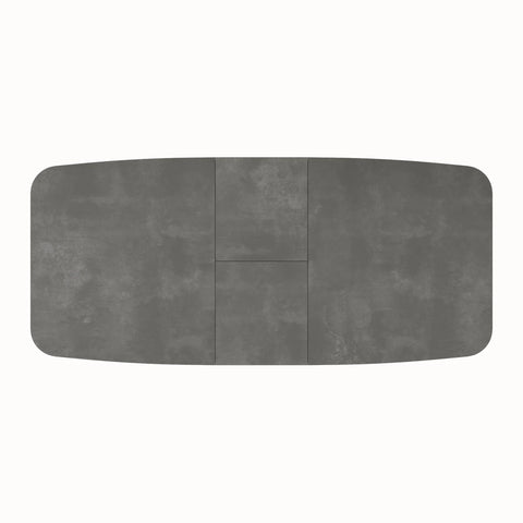 Toronto 160 - 200cm Grey Ceramic Duro Top Extending Dining Table with Marcela Chairs - Pendle Village Furniture