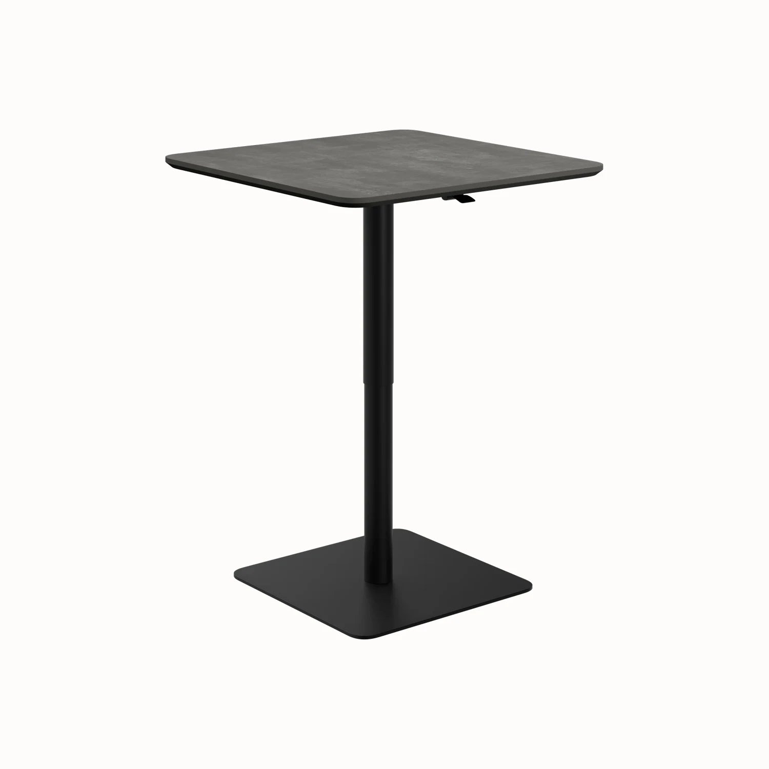 Toronto Wood Effect Bistro Bar Table with Ivory Fabric Bar Stools - Pendle Village Furniture