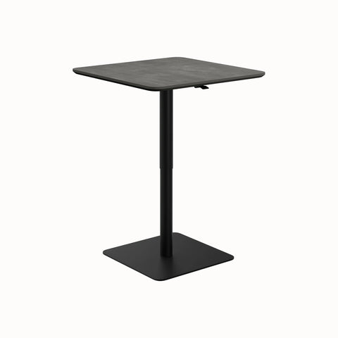 Toronto Wood Effect Bistro Bar Table with Ivory Fabric Bar Stools - Pendle Village Furniture
