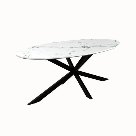 Toronto Grey Ceramic Coffee Table - Pendle Village Furniture