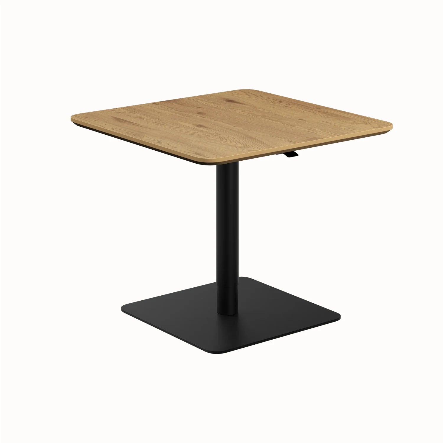 Toronto Wood Effect Bistro Bar Table with Ivory Fabric Bar Stools - Pendle Village Furniture