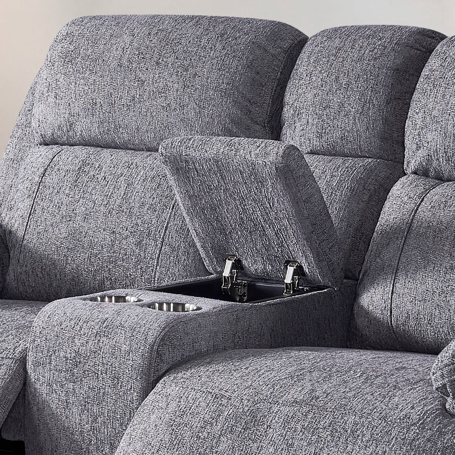 Touch Haven 2 Seater Heavy Duty Fabric Power Recliner Sofa with USB Ports - Pendle Village Furniture