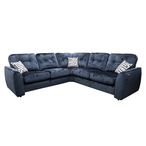 Tyler Ethan sofa showing chenille fabric texture and plush cushioning.