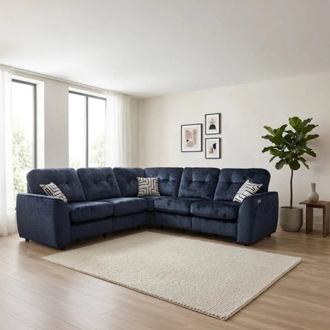 Tyler Ethan sofa showing chenille fabric texture and plush cushioning.