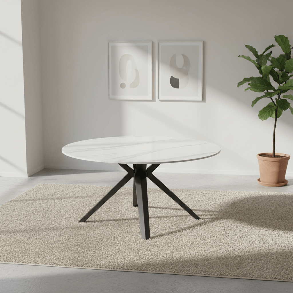 Lina White Gloss Ceramic Coffee Table
