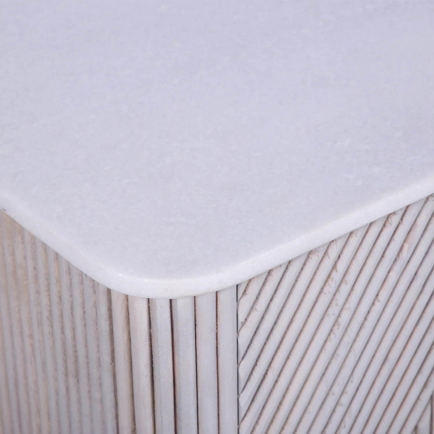 Valencia Marble Mango Wood Console Table, matching furniture available   - Marble Top