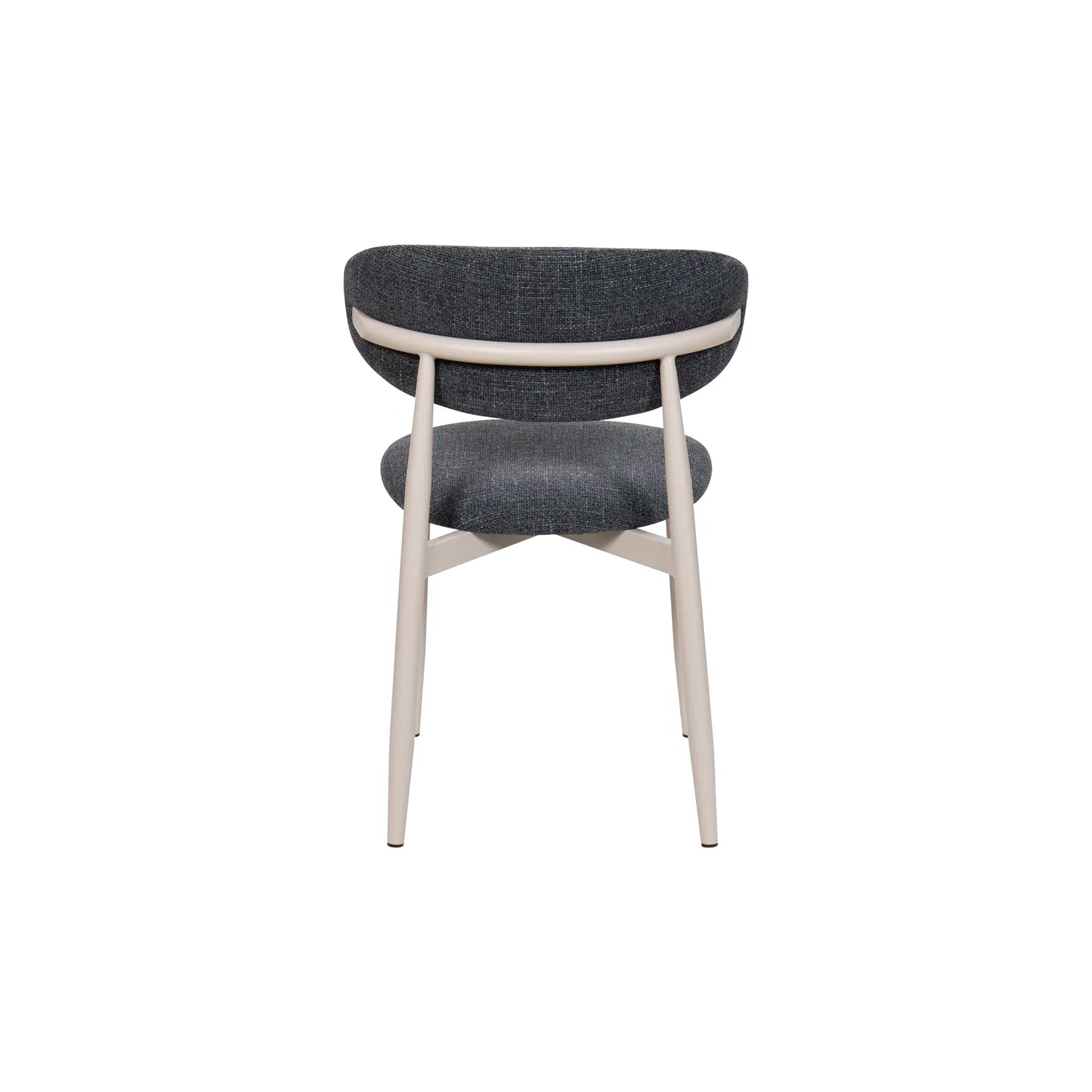 Valencia Marble Mango Wood Round Dining Table Set, Matching Furniture Available - Back of Chair 