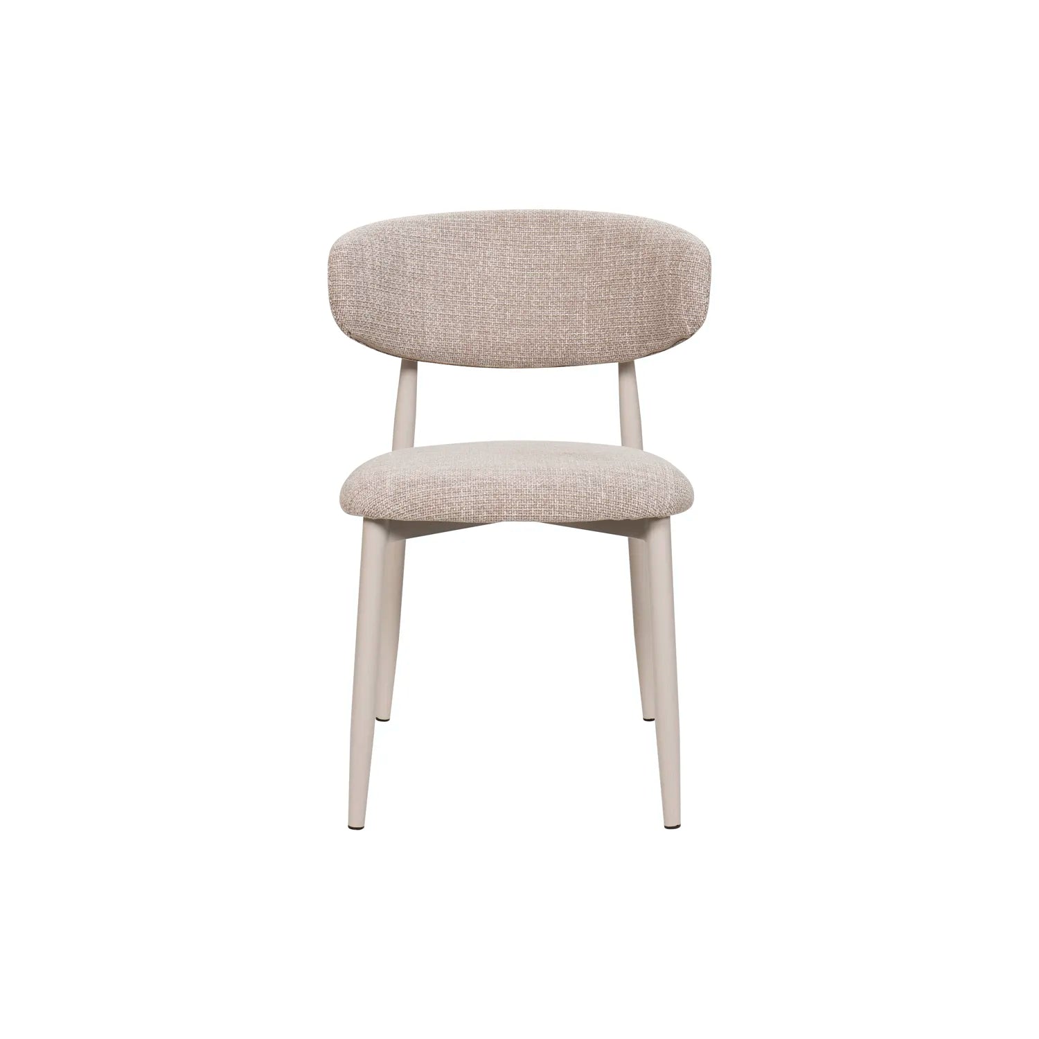 Valencia Marble Mango Wood Round Dining Table Set, Matching Furniture Available - Oatmeal Dining Chair 