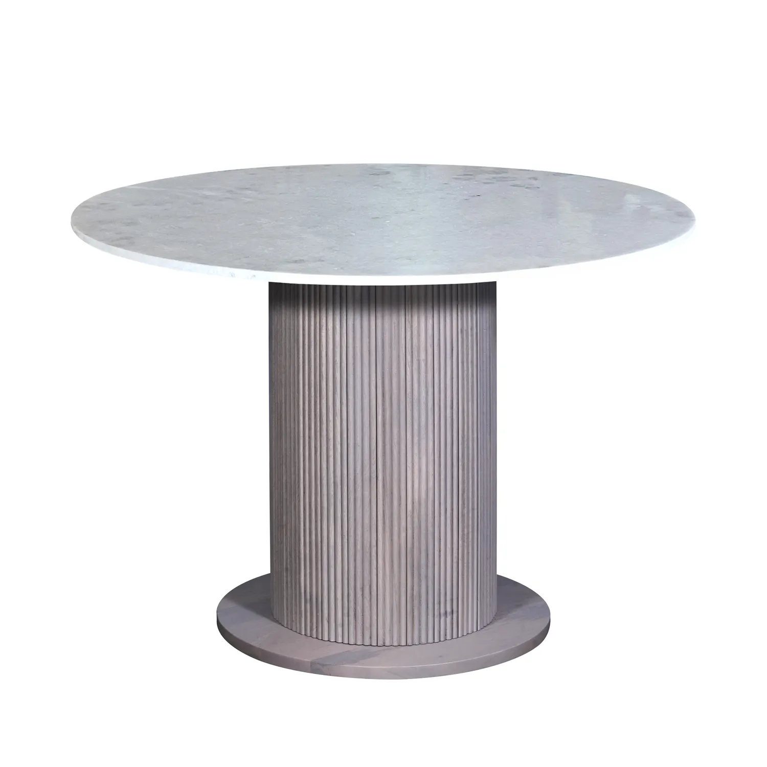 Aimar Marble Mango Wood Round Dining Table Set, Matching Furniture Available - Round Table