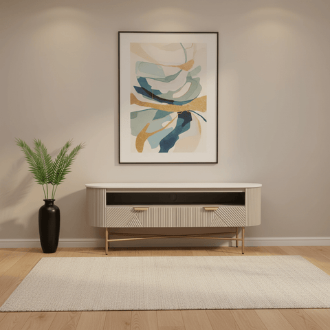Valencia Marble Mango Wood TV Unit