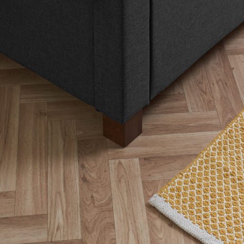 Strong bed feet providing stable and secure support.