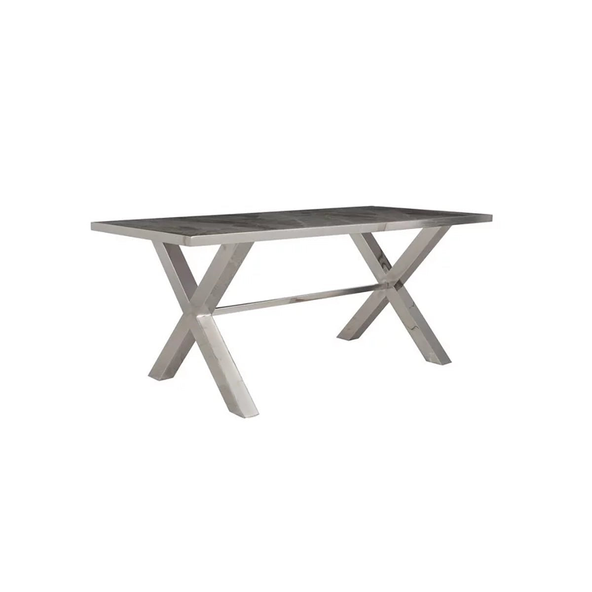 Vanquish Large Dining Table and 4 Dining Chairs - Pendle Village Furniture