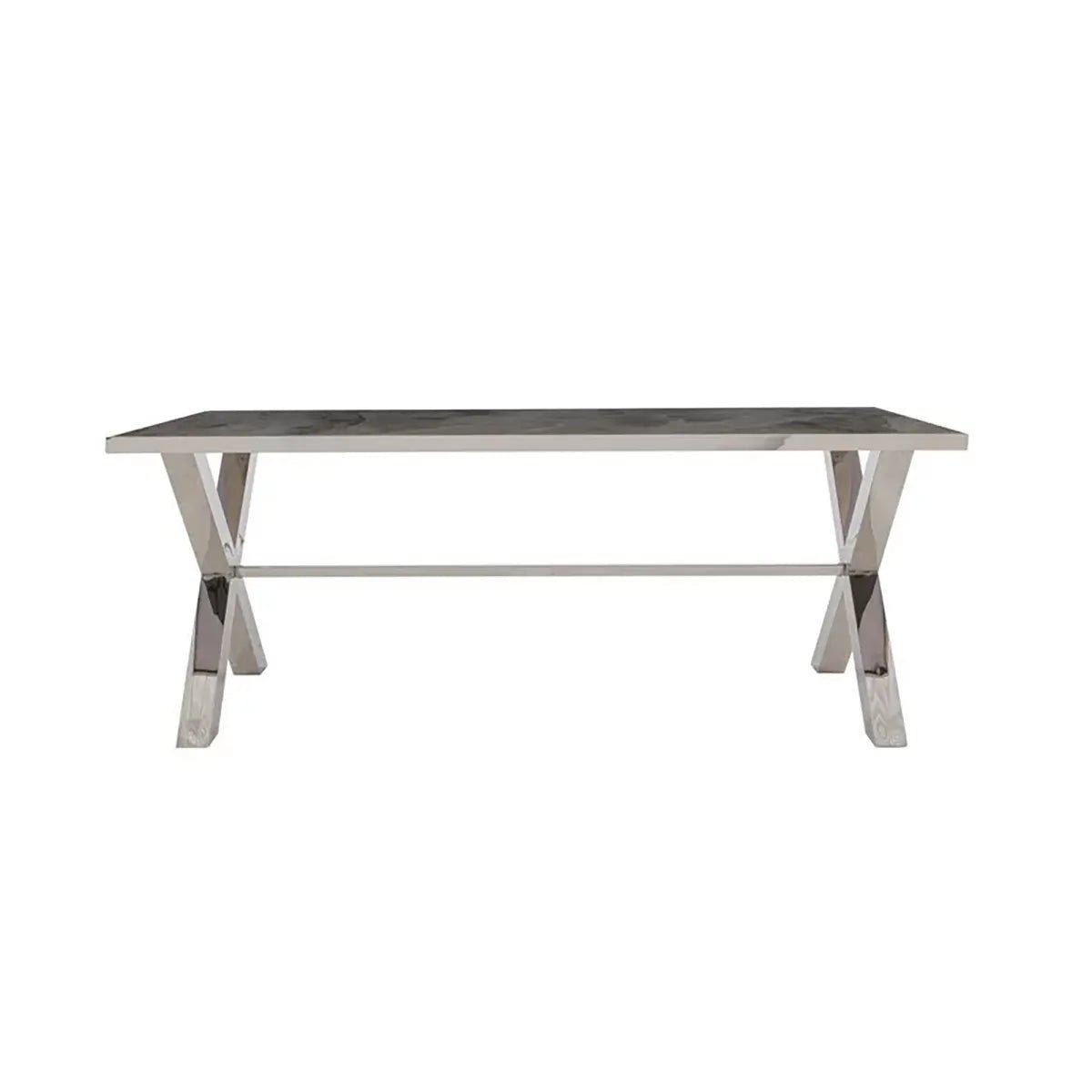Vanquish Large Dining Table and 4 Dining Chairs - Pendle Village Furniture
