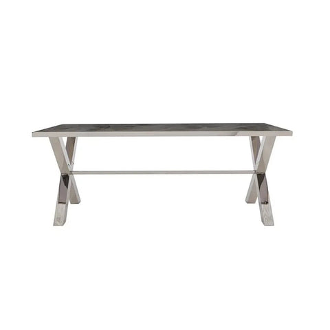 Vanquish Large Dining Table and 4 Dining Chairs - Pendle Village Furniture