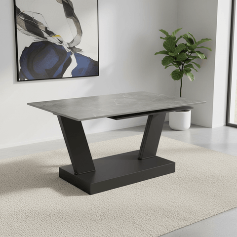 Viking Matte Grey Ceramic Coffee Table