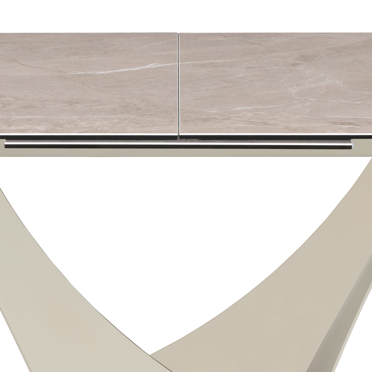 Vita Contemporary Mocha Ceramic Dining Table