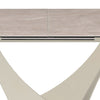Vita Contemporary Mocha Ceramic Dining Table