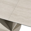Modern Vita 180-240cm Travertine ceramic dining table extended