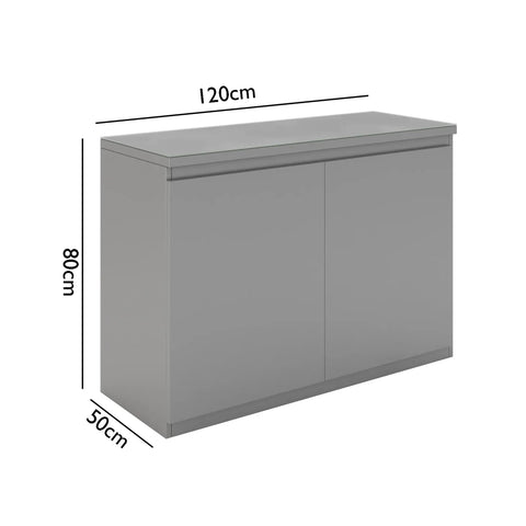 Viva 2 Door Matte Gloss Sideboard - Pendle Village Furniture