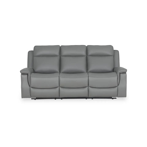 Grey Leather Sofa