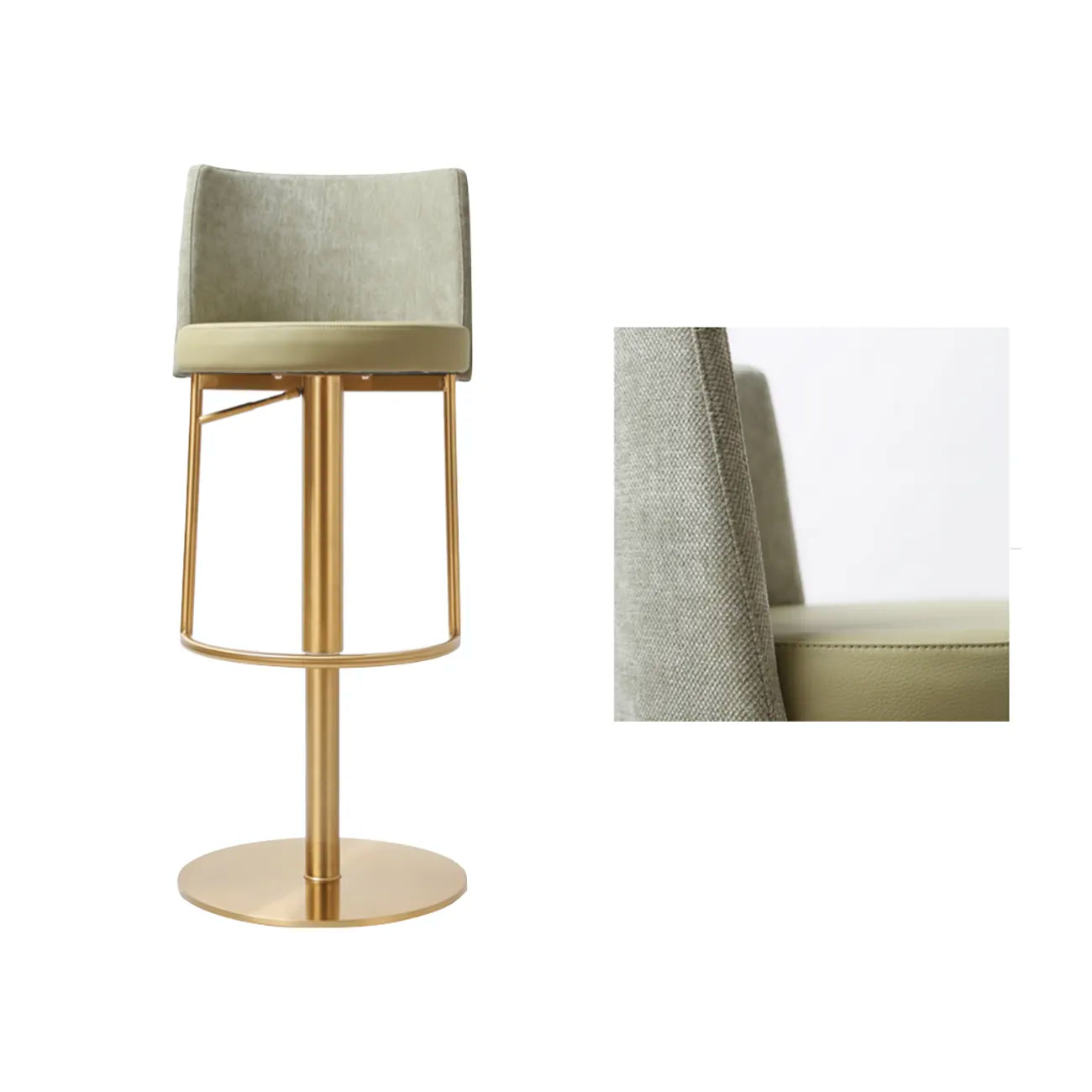 Vogue Gold Pistachio Fusion Barstool - Set of 2