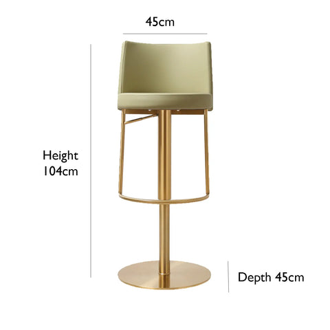 Vogue Gold Pistachio Fusion Barstool - Set of 2