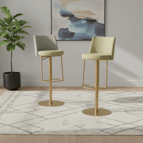 Vogue Gold Pistachio Fusion Barstool - Set of 2