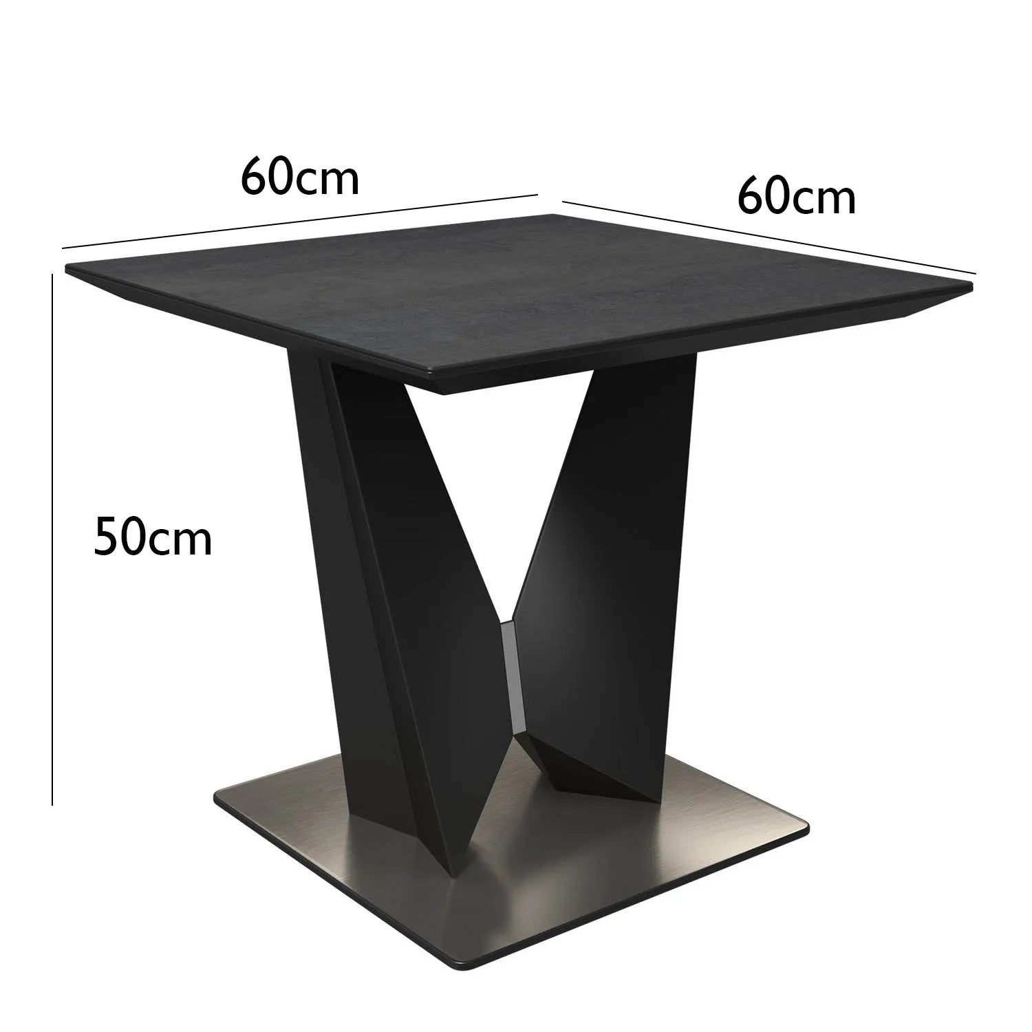 Westin Grey Ceramic Side Table - Pendle Village Furniture