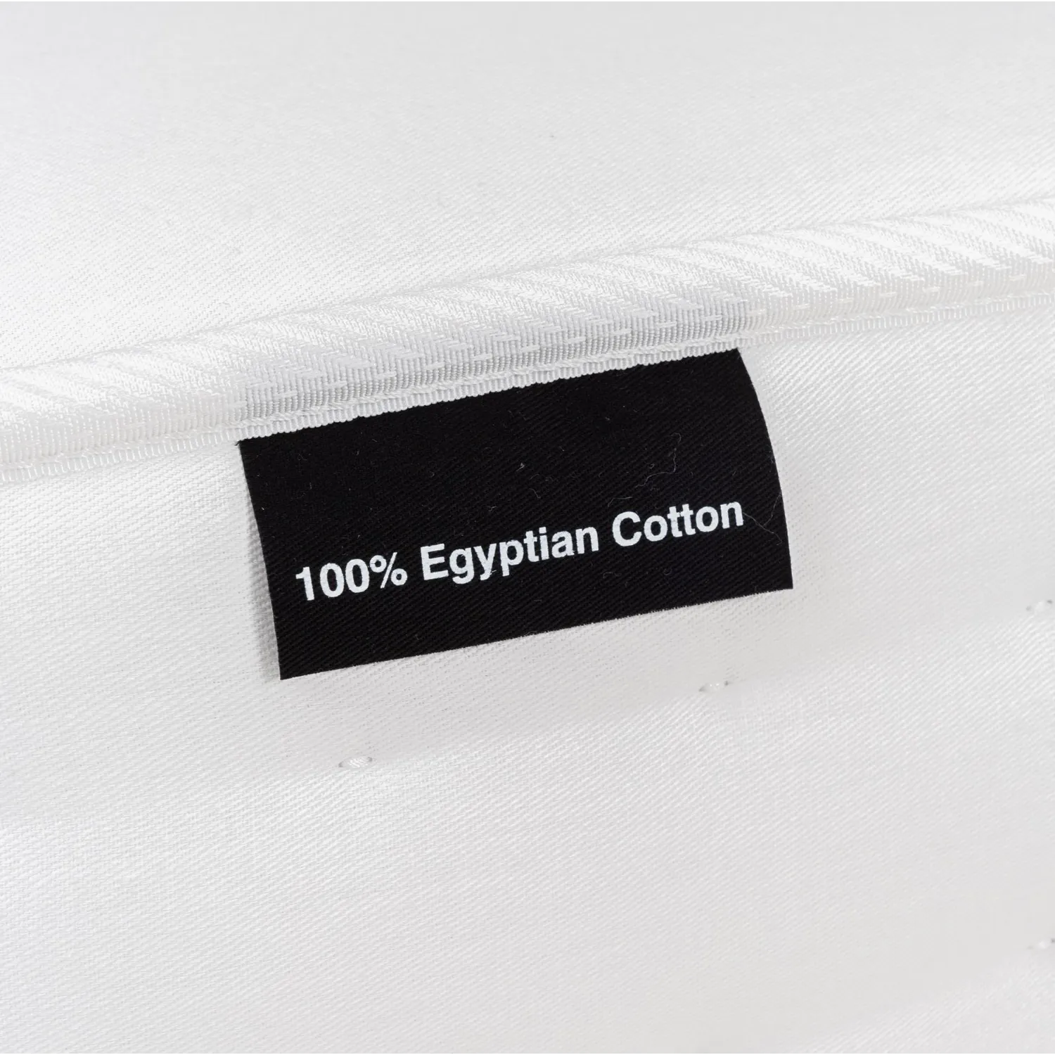 Repose Platinum Ortho Open Coil Mattress, also available in 2000, 1500 and 1000 pocket sprung mattress  - Egyptian Cotton Label Image