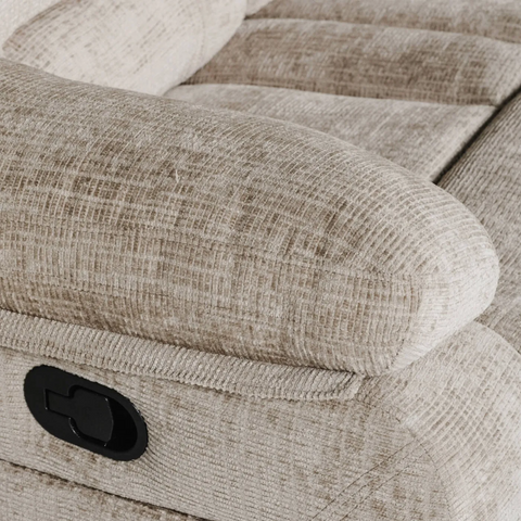 Side Profile Showing Padded Armrests
