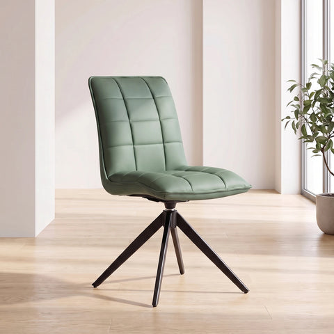Warrior PU Leather Swivel Dining Chairs – Set of 4, 6 or 8