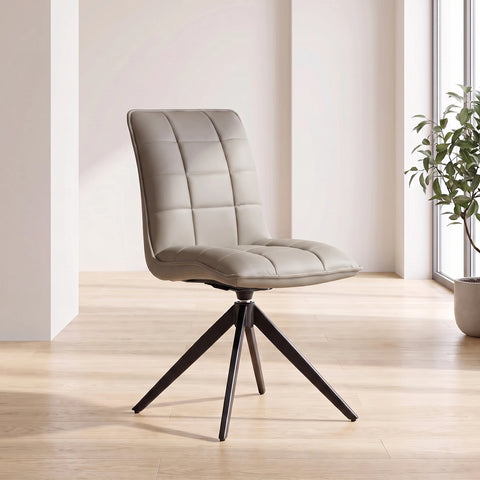 Warrior PU Leather Swivel Dining Chairs – Set of 4, 6 or 8