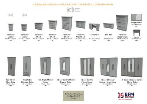 Beverley 4 Drawer Bed Box - Pendle Village Furniture