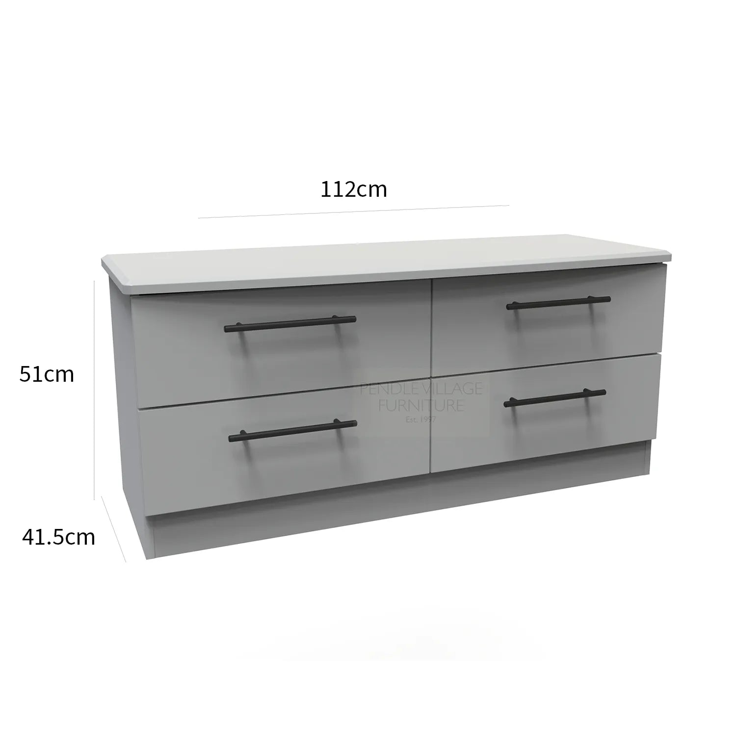 Beverley 4 Drawer Bed Box - Pendle Village Furniture