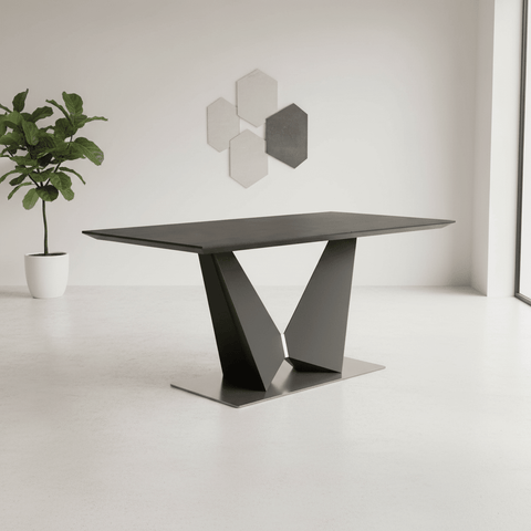 Westin 180-220cm Graphite Ceramic Extending Dining Table