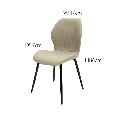 Westley Stone Faux Leather Corner Dining Bench with Manuelle Dining Chairs - Pendle Village Furniture