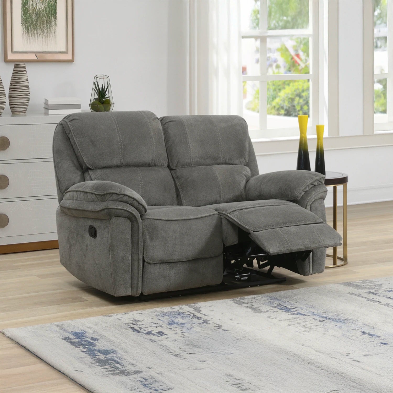 Westminster Stone 2 Seater Manual Recliner Sofa - Pendle Village Furniture