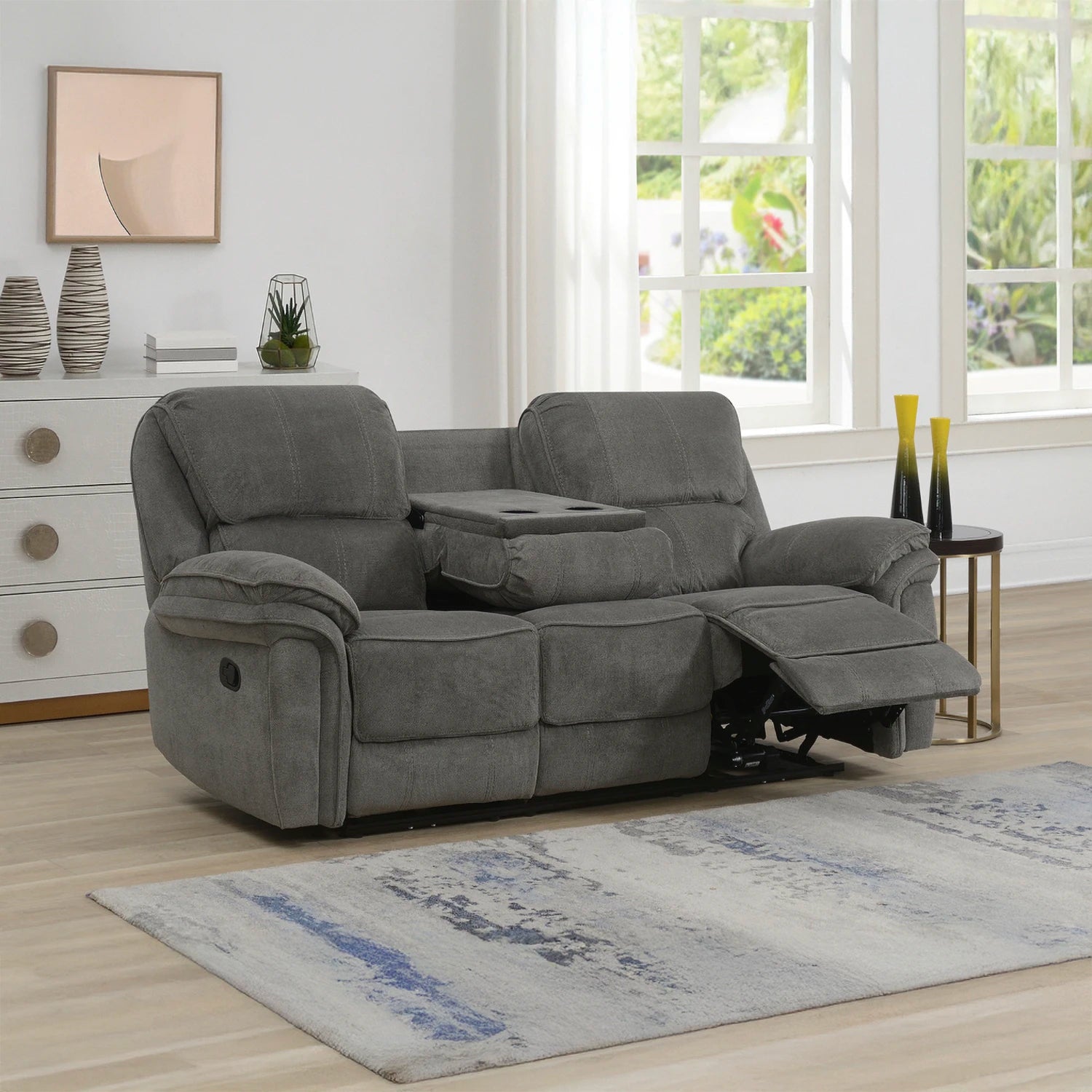 Westminster Stone 3 Seater Manual Recliner Sofa - Pendle Village Furniture