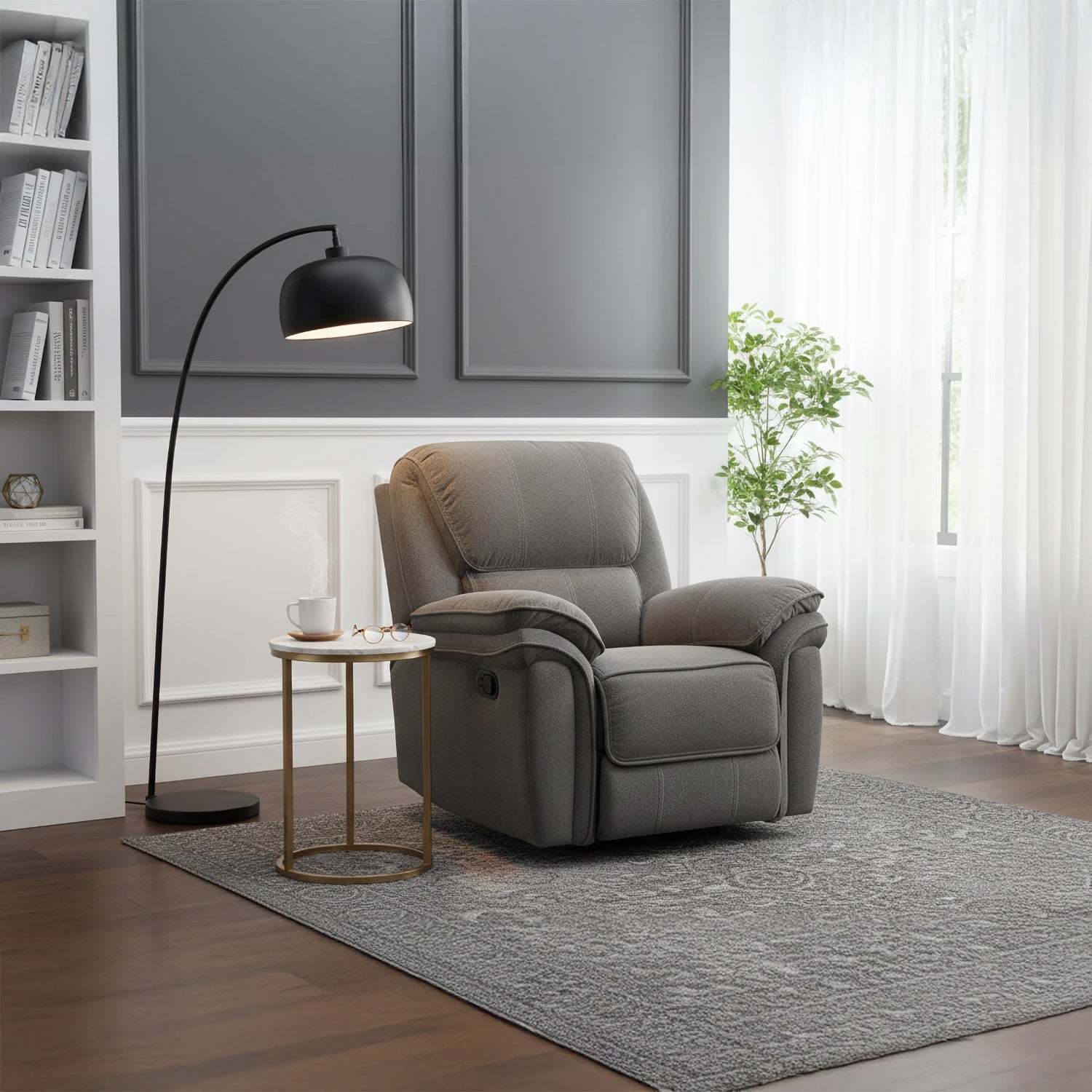 Westminster Stone Manual Recliner Armchair - Pendle Village Furniture