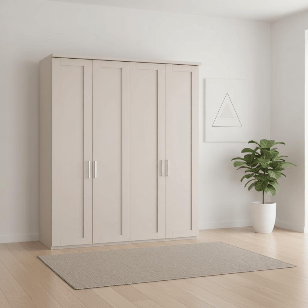 Kempton 4 Door Hinged Wardrobe - W200cm